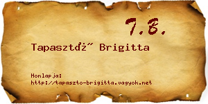 Tapasztó Brigitta névjegykártya